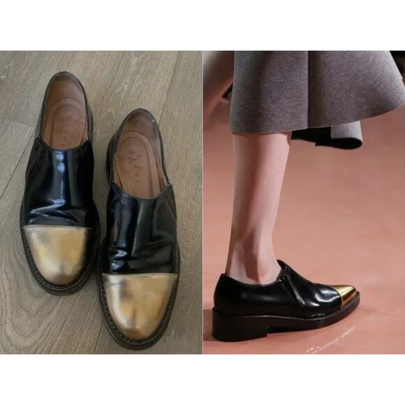 Marni Plaque Derby‎ Shoes Loafer Made in Italy Fall 2014 Ready to Wear - Picture 1 of 7